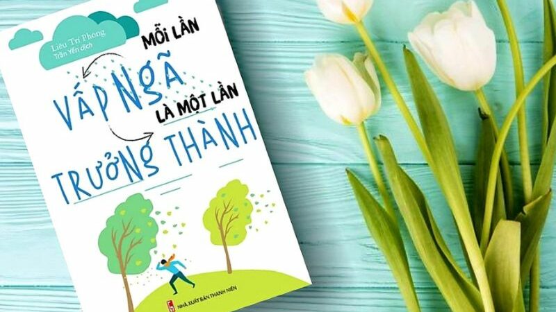 Review sách mỗi lần vấp ngã là một lần trưởng thành và bài học vươn lên