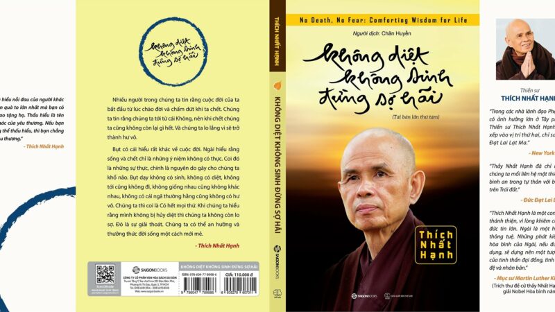 Review sách không diệt không sinh đừng sợ hãi và bài học về chánh niệm