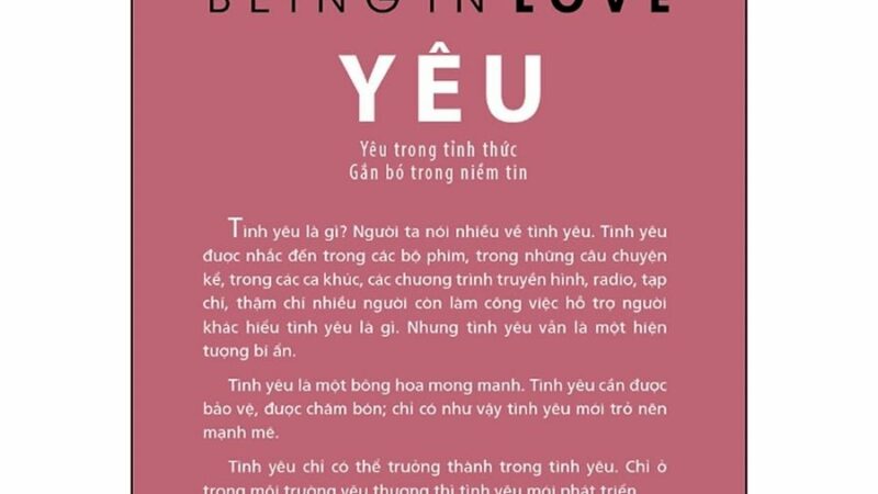 Review sách yêu osho và triết lý tình yêu cho cuộc sống hạnh phúc